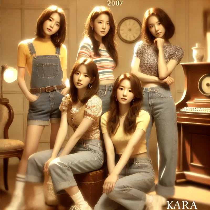 KARA 2007年デビュー時の写真